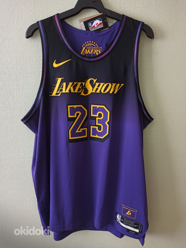 NBA LeBron James LA Lakers Nike Dri-FIT ADV Authentic Jersey
