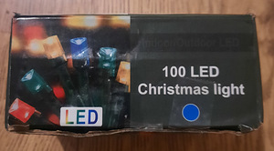Новая гирлянда для дома и улицы 100 LED синего цвета