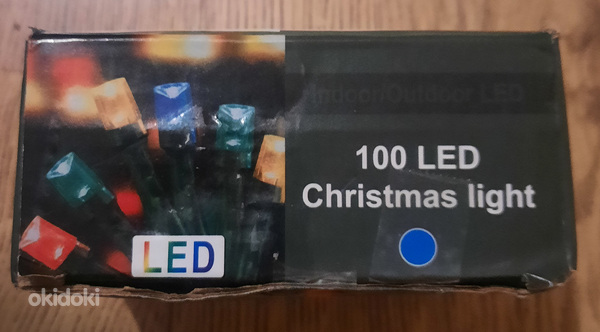 Uus sisse ja välis vanik 100 LED, sinine värvi