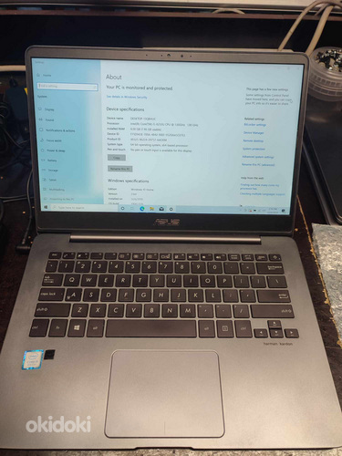 Asus Zenbook UX430U I5 8gen Full HD 14" sülearvuti (foto #1)