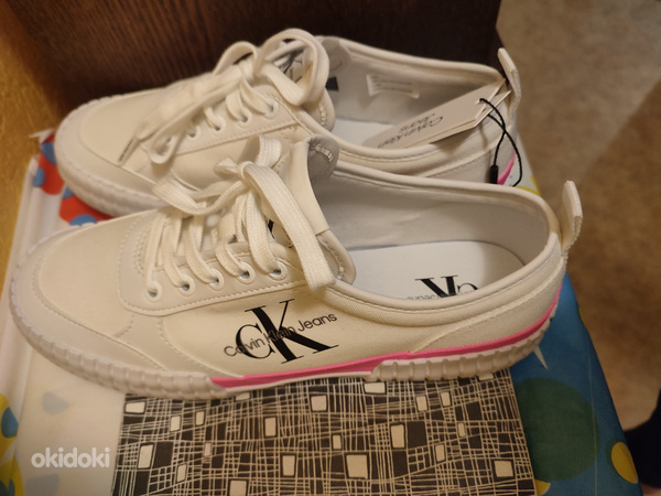 Теннисные кроссовки Calvin Klein, летняя обувь (фото #1)