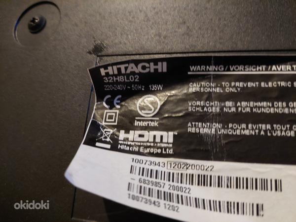 Hitachi 32H8L02 (foto #2)