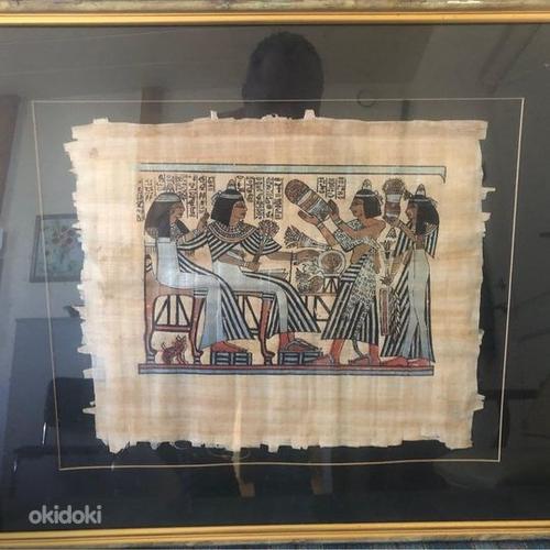 Египетские папирусы в рамке (фото #1)