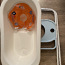 Детская ванночка + подставка и новый надувной круг (фото #1)