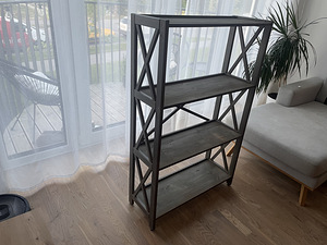 Riiul ALEX 80x31xH123cm, antiikhall (home4you) (2 foto / 4)