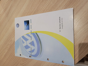 Service book VW (1 foto / 3)