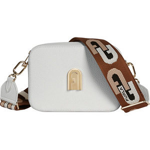 FURLA sleek mini crossbody black/white (1 foto / 2)