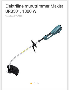 Makita trimmer. Uus. Pakendis. (1 foto / 2)