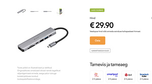 Переходник для MACBOOK и ноутбуков All-In-One + HUB USB (1 foto / 2)