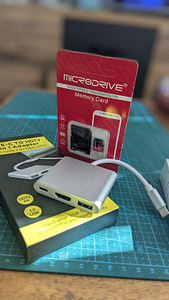 256 GB mälukaart + adapter Macbooki jaoks (1 foto / 3)