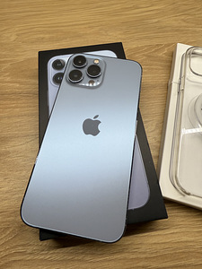 Apple iPhone 13 Pro Max 128GB Sierra Blue + Clear Case (1 foto / 4)