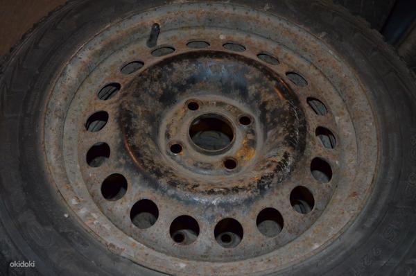 4 колеса 185/65 r15 с шипованной резиной для opel (фото #4)