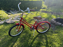 Stålhästen в стиле ретро детский велосипед красный