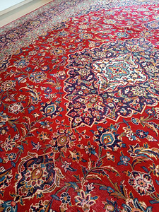 Настоящий персидский ковер Keshan 420 x 320 см (2 фото из 9)