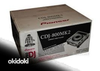 2 Pioneer Cdj-800mk2 деки turntables (фото #1)