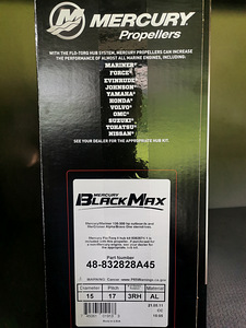 Mercury Propeller Black Max 15×17 (135-300л.с.) (2 фото из 2)
