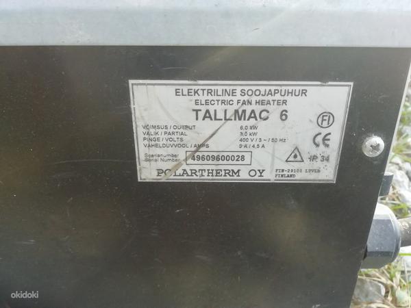 Elektriline soojapuhur Tallmac6 6kw 3 faasi (foto #5)