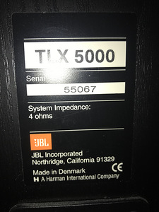 Акустические системы JBL TLX 5000 (3 фото из 3)
