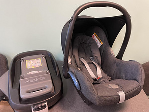 Maxi-Cosi Pebble Plus turvatool + MaxiFamilyFix (2 foto / 5)