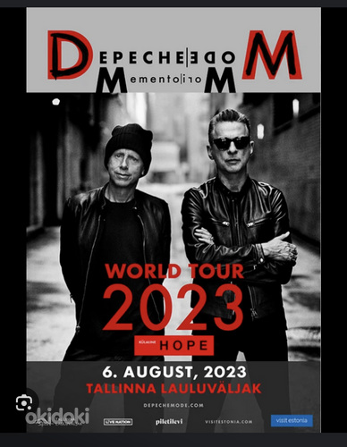 Depeche mode Piletid (foto #1)