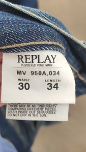 Replay Jeans for Men 30/34 used (3 foto / 6)