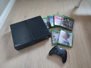 XBOX One 500 GB (FIFA 2022 + uus pult) (2 foto / 2)