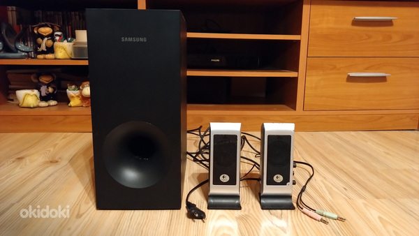 Компьютерные колонки Logitech 2.1 с сабвуфером Samsung
