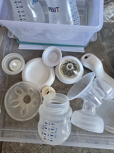 Philips avent rinnapump ning pudelid (5 foto / 5)