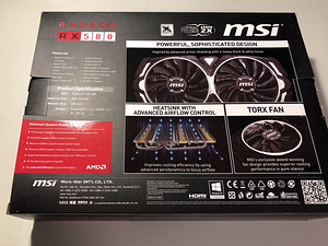 MSI Radeon RX580 8GB VR-Ready 1080p gaming (2 foto / 5)