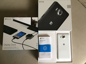 Microsoft Lumia 950 valge + Display Dock HD-500