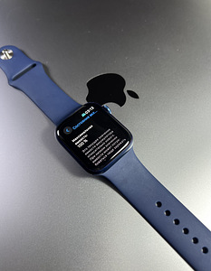Apple Watch Series 6 GPS 44mm Aluminium Blue Aku.100% (3 foto / 7)