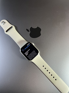 Apple Watch Series 7 GPS 41mm Starlight Aluminum BH95% (3 foto / 8)