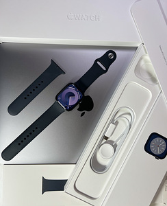 Apple Watch Series 8 GPS 45mm Midnight Aluminum BH100% (1 foto / 8)