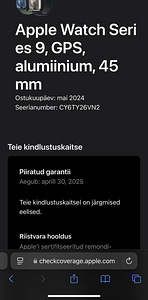 Apple Watch 9 GPS 45mm Silver Aluminum BH100% (10 foto / 10)
