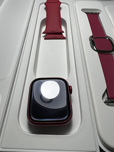 Apple Watch Series 7 GPS + LTE 41mm Red Aluminum BH99% (7 foto / 8)