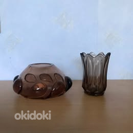 Ретро - изделия из тёмного стекла