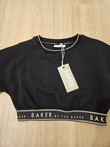Ted baker топ укороченный с длинным рукавом, размер 10 лет.