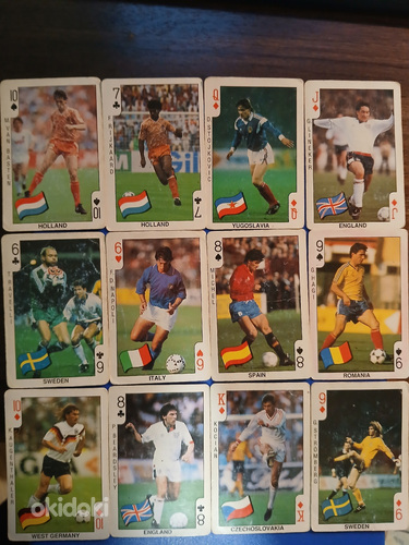 Jalgpallikaardid 1986-1990 MM + vanad jalgpallikaardid