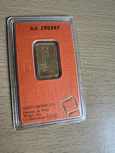 Valcambi suisse kuldplaat 10g (2 foto / 3)