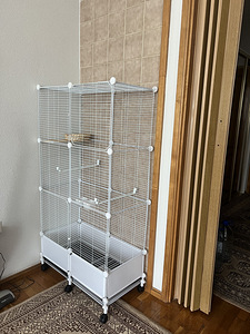 2 papagoi, puur koos lisatarvikutega 136cm*70cm*35cm (2 foto / 10)