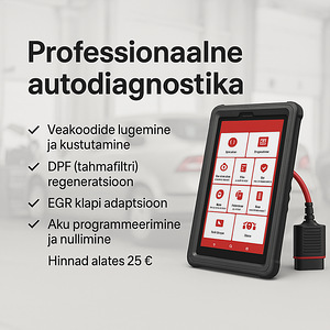 Professionaalne autodiagnostika | DPF | EGR | Aku |