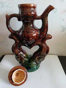 Керамическая ваза.СССР. (3 фото из 4)