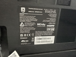 TV Philips 43” 4K (2 foto / 6)