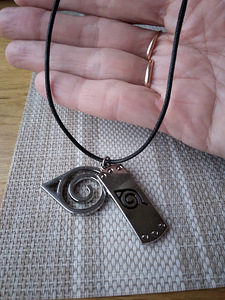 Kaelakee Naruto Konoha anime sümboliga. (4 foto / 4)