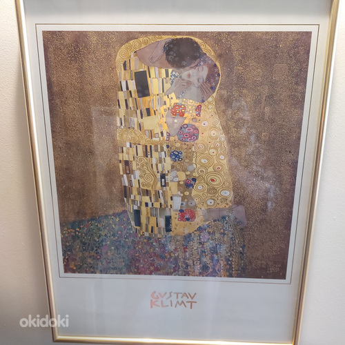 Maali "Suudlus" Gustav Klimt.