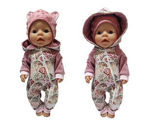 Baby Born nukule (43cm) kombekas ja müts. UUS! Käsitöö
