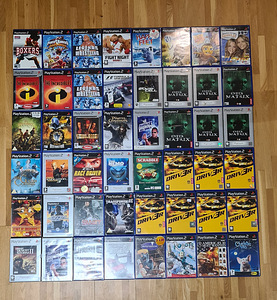 PS2 / Playstation 2 Retromängude kollektsioon- 80tk! (NR1) (2 foto / 3)