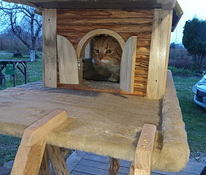 Двухэтажный домик для кота. Kahekordne kassi majake