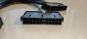 ATX 30cm 24 Pin Dual PSU Power Supply Extension Cable (3 foto / 6)