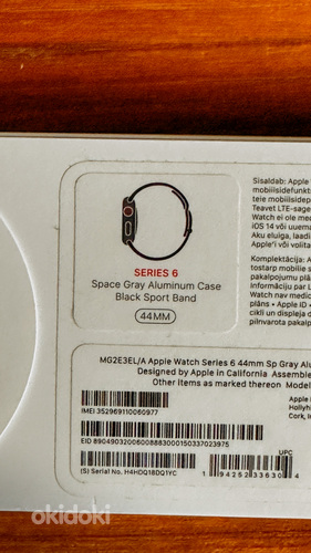Apple Watch Series 6 (GPS + сотовая связь, 44 мм) (фото #2)